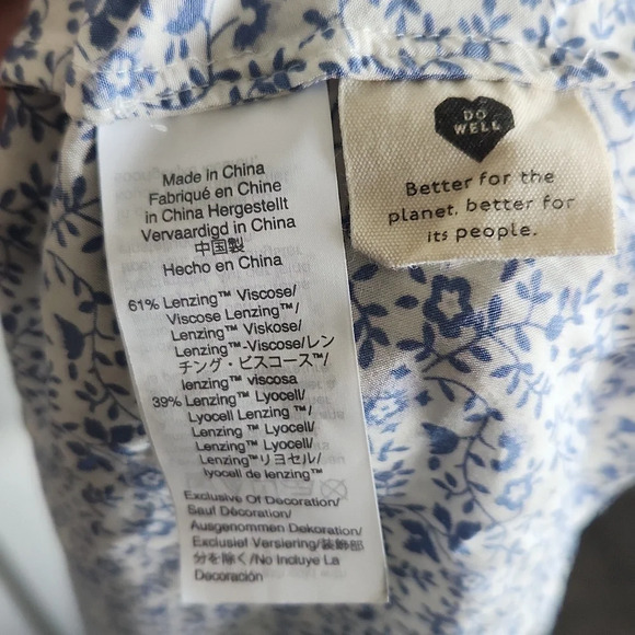 Madewell maxi dress light blue size 00 - Picture 10 of 10